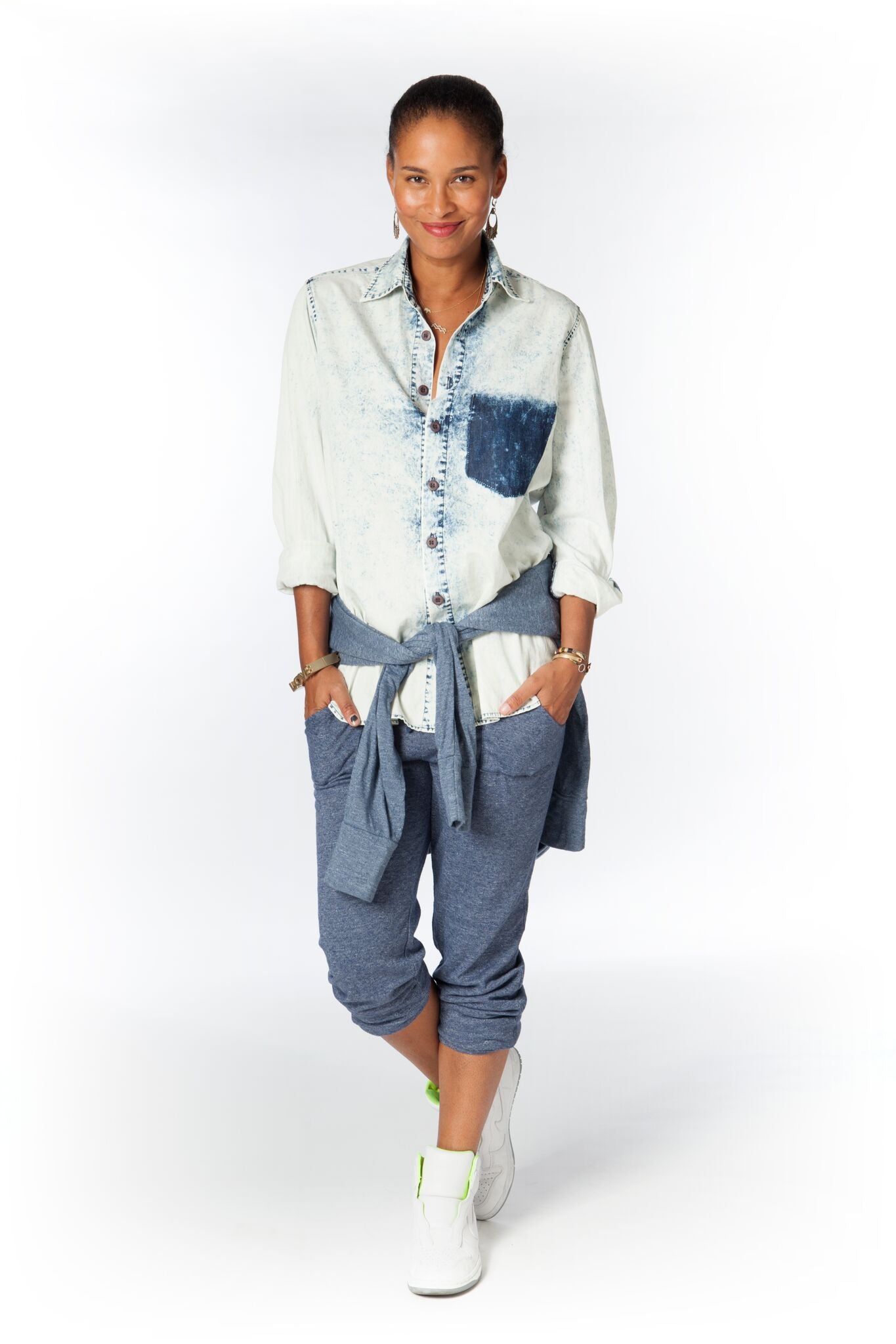 KNIT MILITARY HOODIE